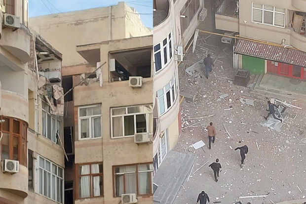 Bakıda yaşayış binasında güclü partlayış olub, ölən var